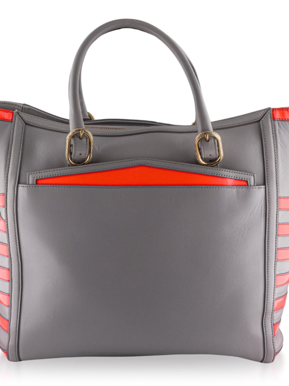 Authentic Christian Louboutin Multicolor Leather Zip Tote Bag